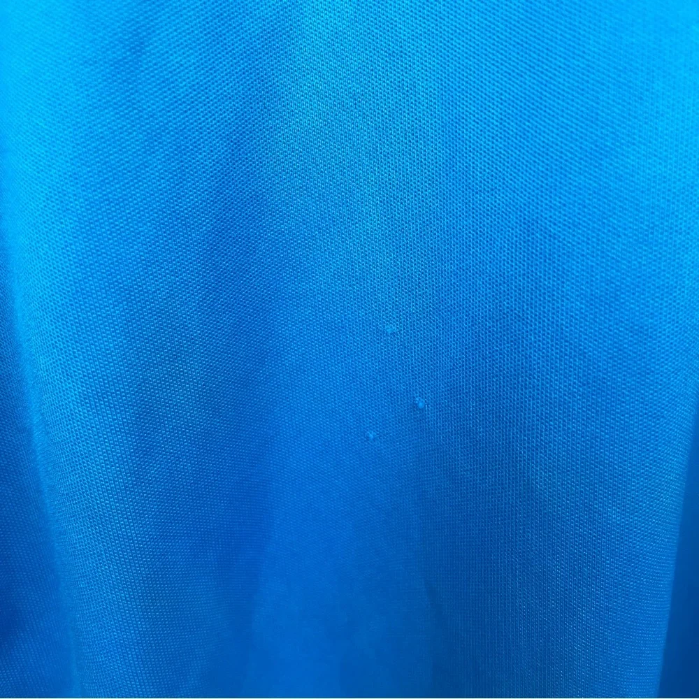 Mens sun shirt blue Marlin fishing shirt size M santa rosa beach florida long sl